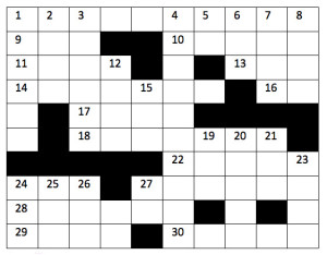 Crossword Puzzle: Summer Issue