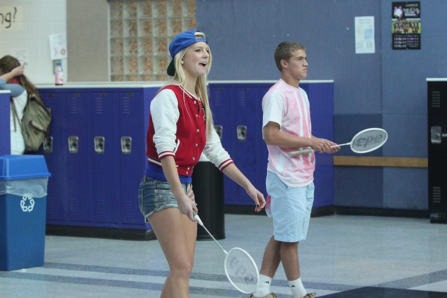 Smitten with badminton 