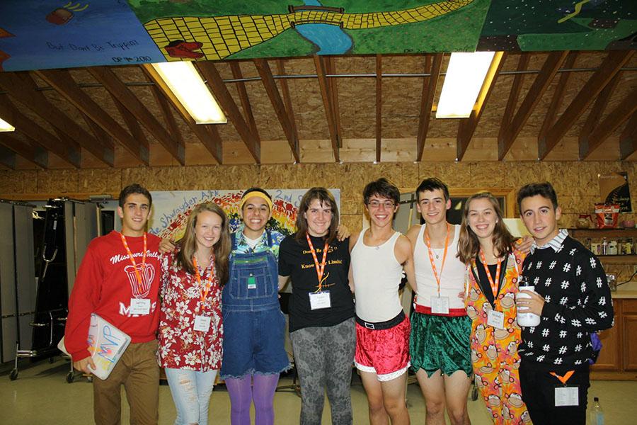 Senior Ian Roozrokh, far right, participates in many events all around the country through NFTY.