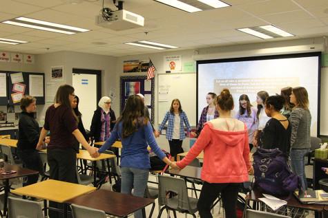 Students react to the Paris attacks