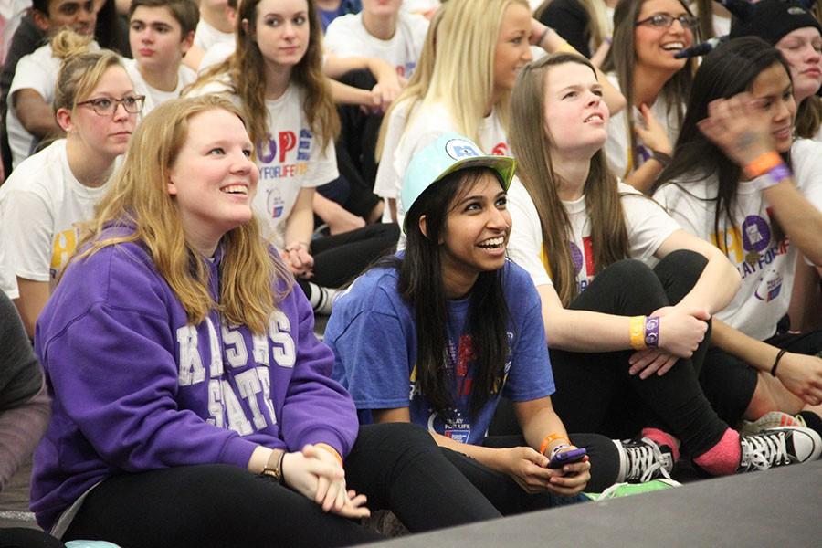2015 BVNW graduates Kate Messer and Esha Pahwa at the 2015 Blue Valley Relay for Life.