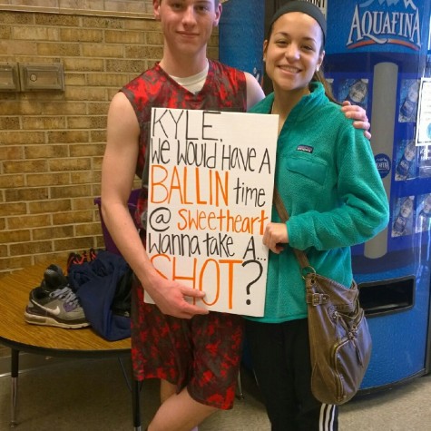 Asking to the Sweetheart dance