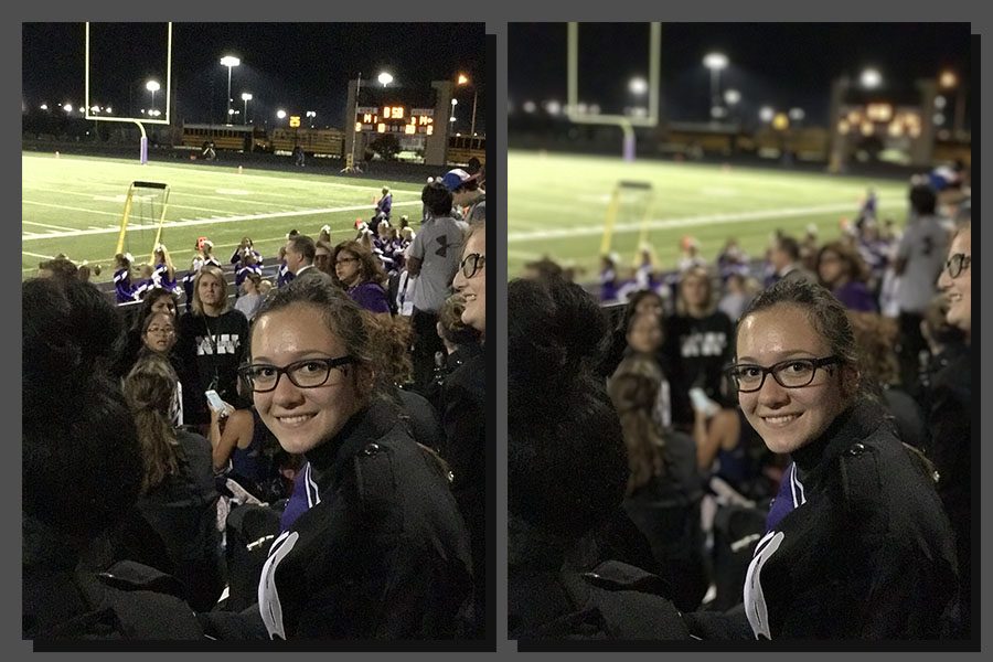 Left: A standard low-light photo taken with the iPhone 7 plus.
Right: A low-light photo taken with the bokeh effect creating a depth of field.