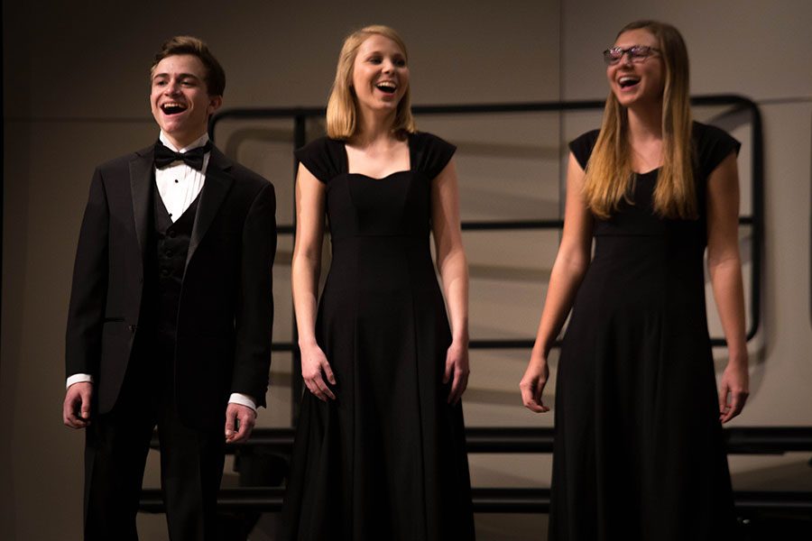 Choir+performs+their+Winter+Concert+in+the+PAC