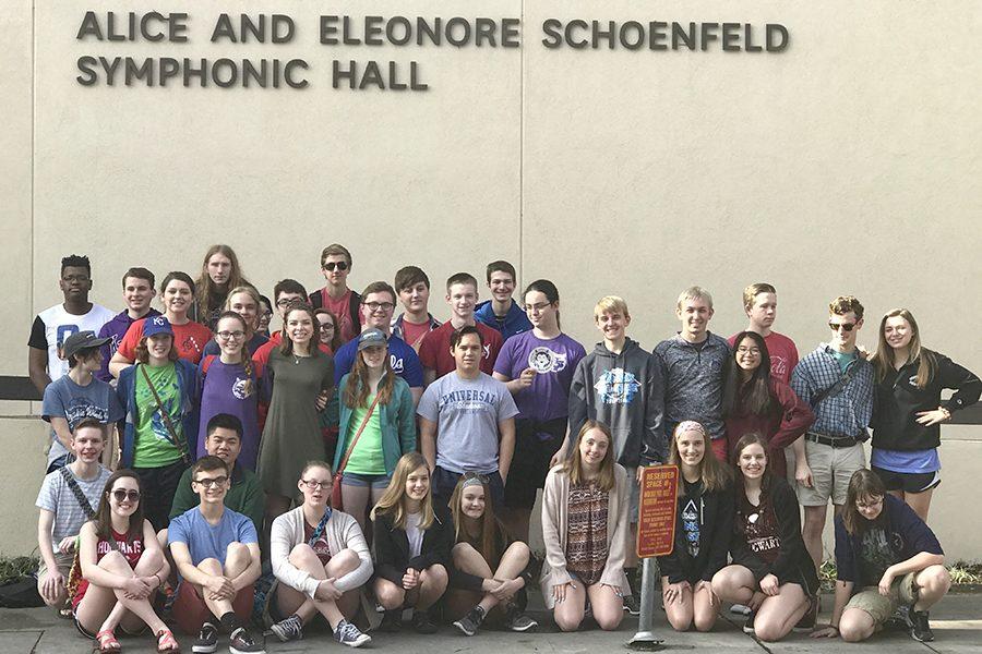 Band and choir travel to Los Angeles over Spring Break