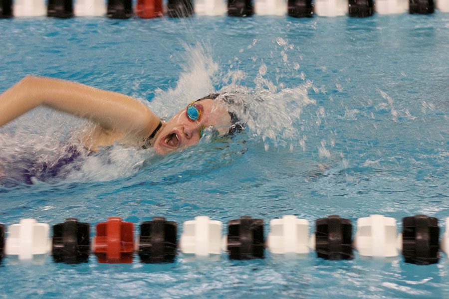 Girls swimming edges out Blue Valley, 93-92