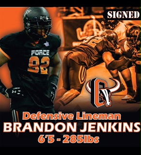 Assistant football coach Brandon Jenkins signed with the Omaha Beef earlier this week. 