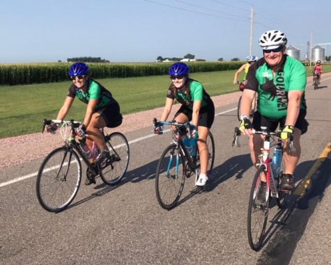 Senior Morgan Beemer rode 428 miles across Iowa