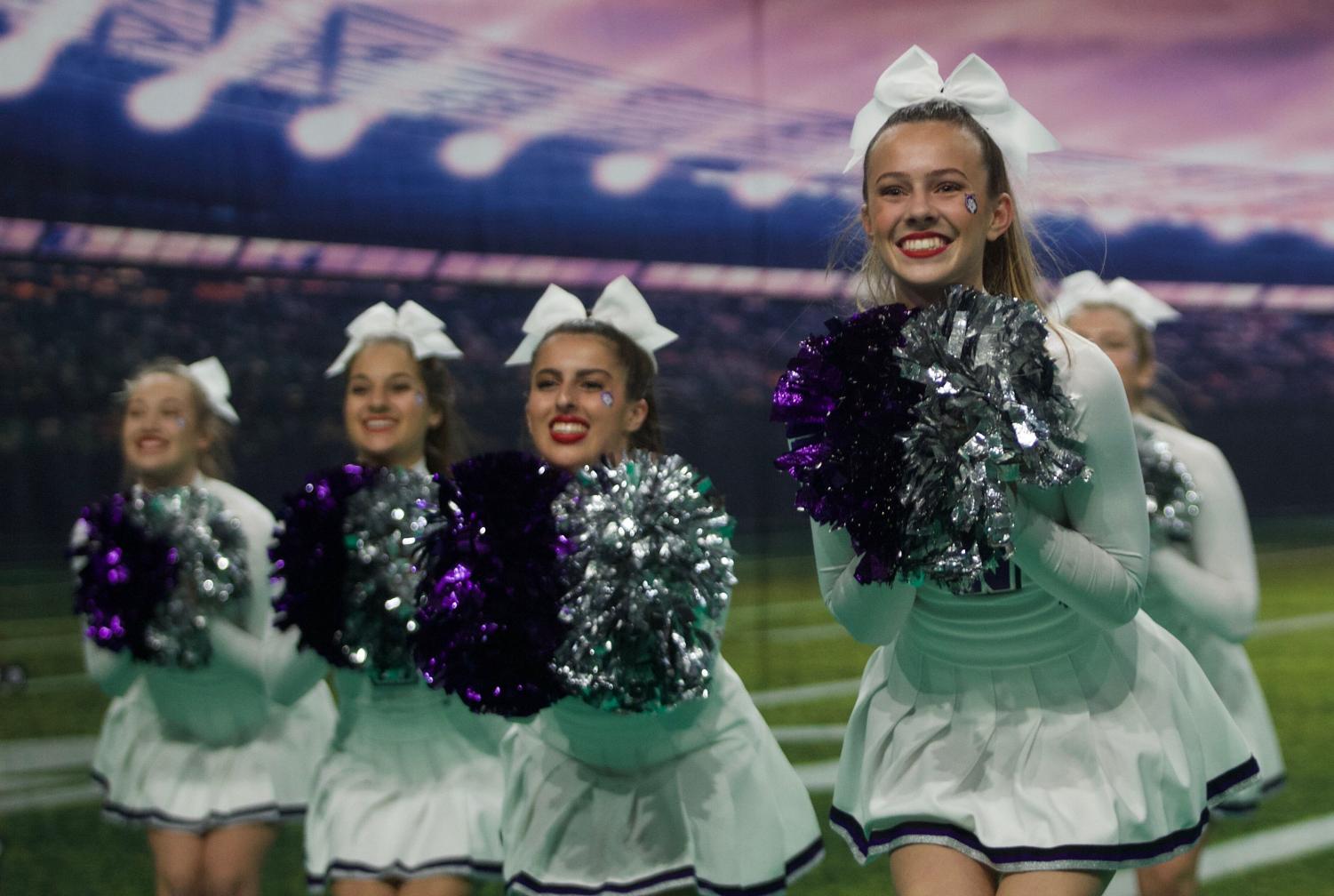 Gallery Blue Valley Northwest cheerleading squad wins 6A KSHSAA Game