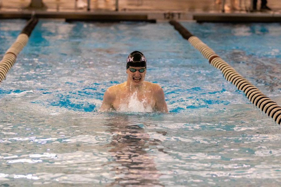 Will Christie, junior swimmer