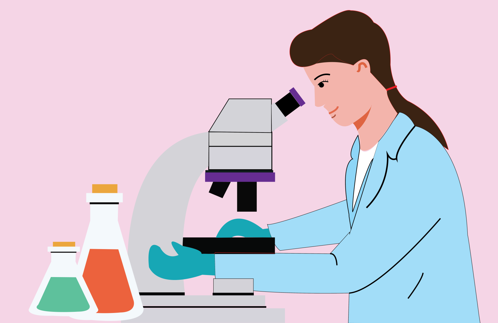 Some students chose to participate in research-based internships over the summer