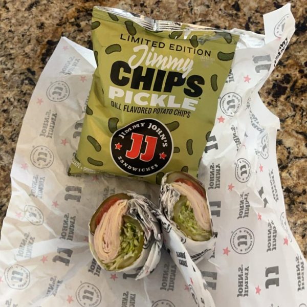 The limited time "Picklewich" from Jimmy John's features a classic deli sandwich, with a pickle replacing the bread. The limited deal also includes pickle-flavored chips to pair with the sandwich.