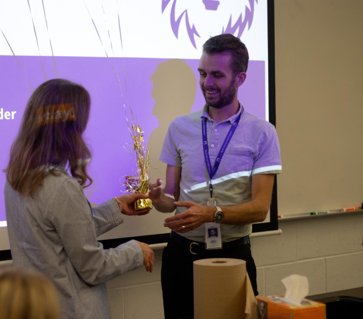 Northwest teacher wins Horizon Award for Blue Valley District