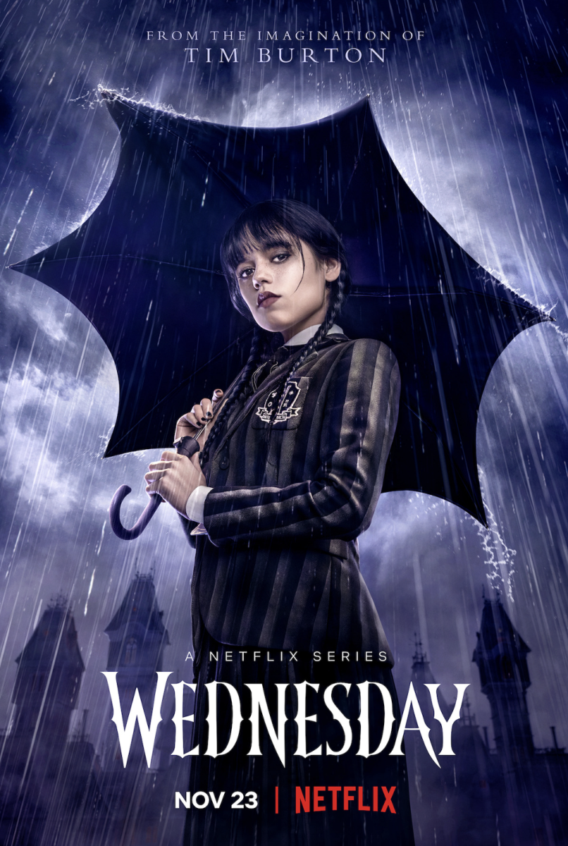 Wednesday’s official poster for season 2 released by Netflix.
